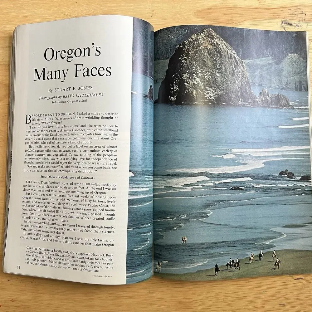 Vtg National Geographic January 1969 Magazine Taiwan Oregon Quetzal Lanzarote